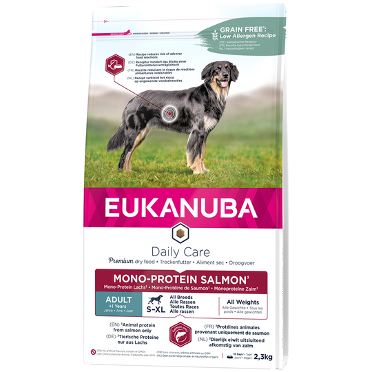 Eukanuba Adult Mono Protein Salmon - Ekonomipack: 2 x 2,3 kg