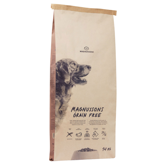 Ekonomipack: 2 x 10/14 kg MAGNUSSONS hundfoder till lågpris! - Grain Free (2 x 14 kg)