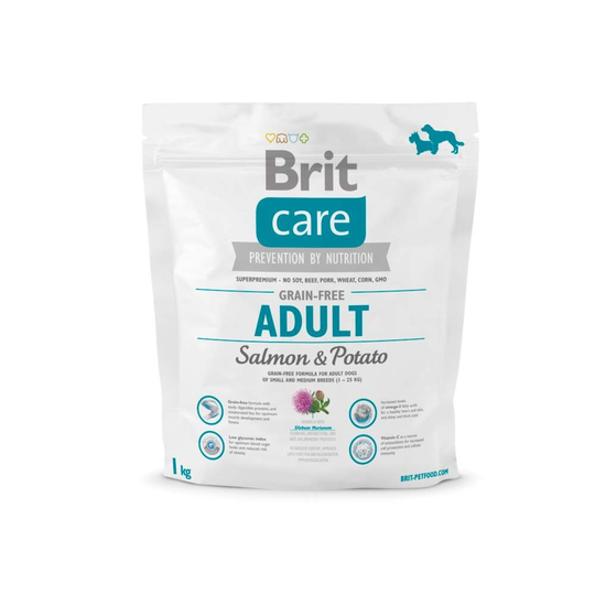Brit Care Grain-Free Adult Salmon & Potato (1 kg)