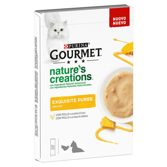 Gourmet Nature's Creations Snack 5 x 10 g - Chicken & Pumpkin