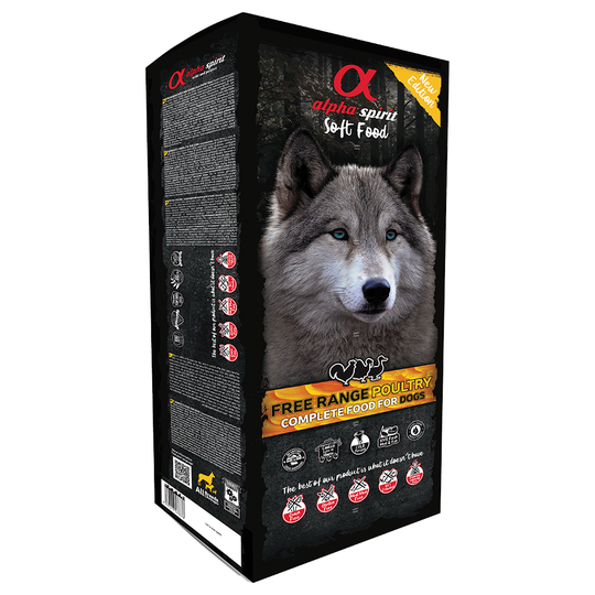 alpha spirit Semi Moist Complete Free Range Poultry - 9 kg