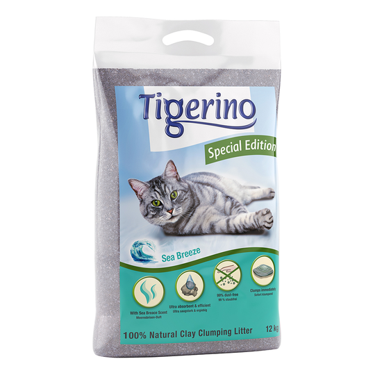 Tigerino Special Edition - Ocean Breeze - Ekonomipack: 2 x 12 kg