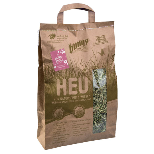 Bunny hö från naturskyddade ängar - 3 sorter - 3 x 250 g