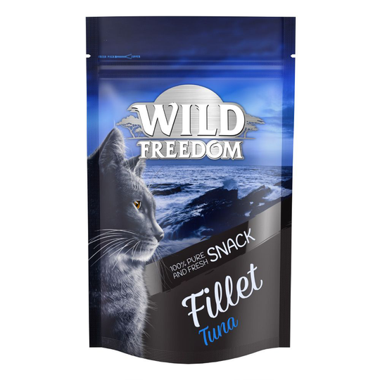 2 + 1 på köpet! 3 x 100 g Wild Freedom Freeze-Dried Snacks kattgodis - Filets Tonfisk 100 g