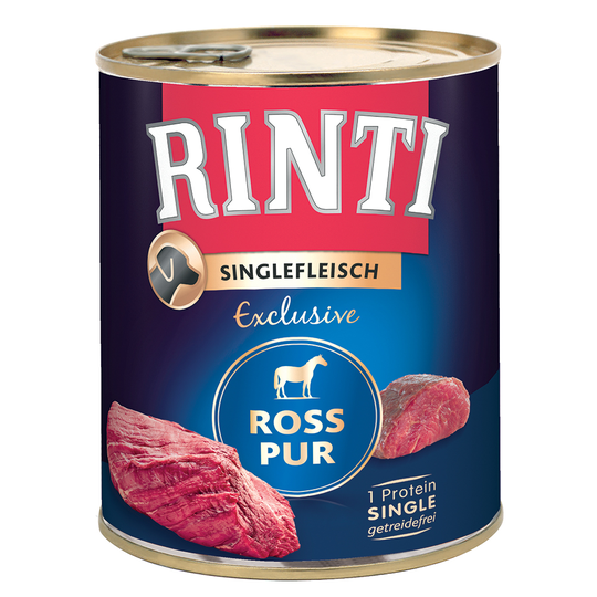 RINTI Single Pure 6 x 800 g - Häst