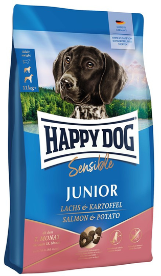 Sensible Junior Torrfoder med Lax & Potatis - 4 kg