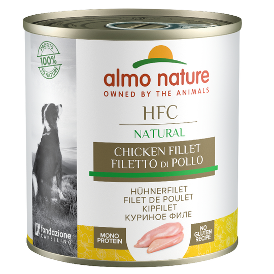 Ekonomipack: Almo Nature HFC 24 x 280 g / 290 g - Kycklingfilé (280 g)