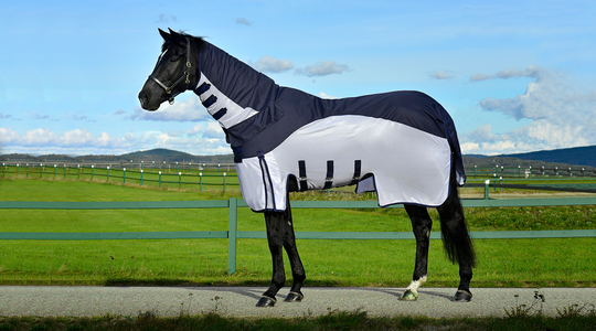 Lippo Kombitäcke Regn- och Flugtäcke med Hals (115 cm)