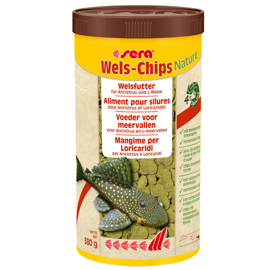 sera Catfish Chips Nature för mal - Ekonomipack: 2 x 1 l
