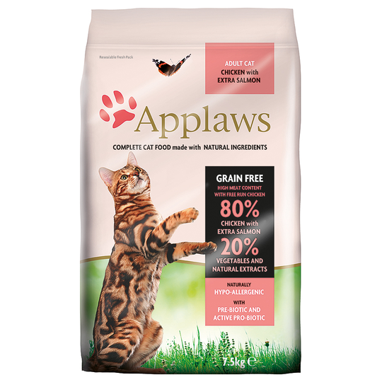 Applaws Adult Chicken & Salmon - spannmålsfritt - Ekonomipack: 2 x 7,5 kg