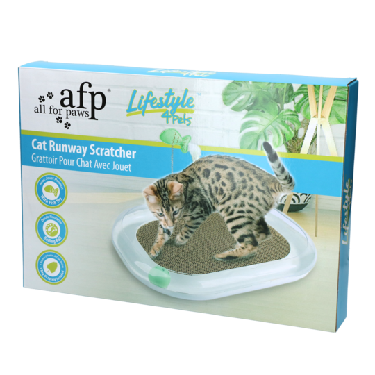 AFP Runway Scratcher klösbräda med leksak