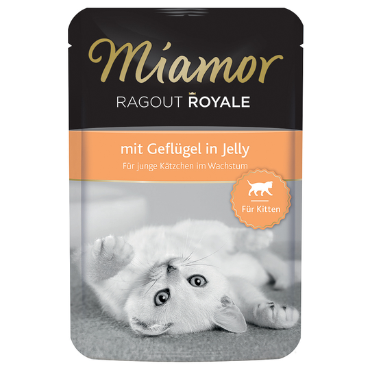 Miamor Ragout Royale Kitten 22 x 100 g - Fågel
