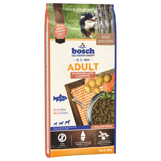 bosch Adult Lax & potatis - 15 kg