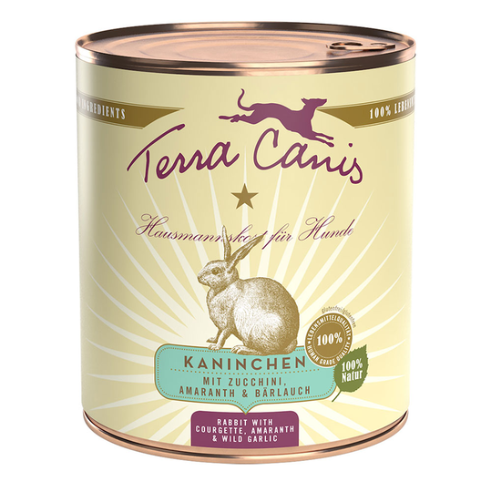 Ekonomipack: Terra Canis 12 x 800 g - Kanin med zucchini, amarant & ramslök