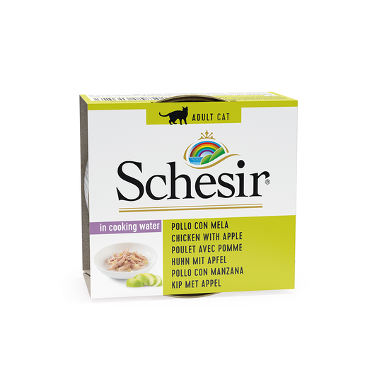 Ekonomipack: Schesir Fruit 24 x 75 g - Kycklingfilé & äpple