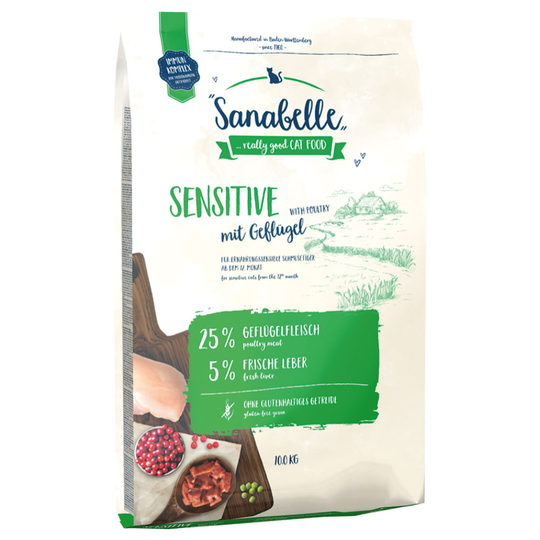 Ekonomipack: Sanabelle torrfoder 2 x 10 kg - Sensitive with Poultry (2 x 10 kg)