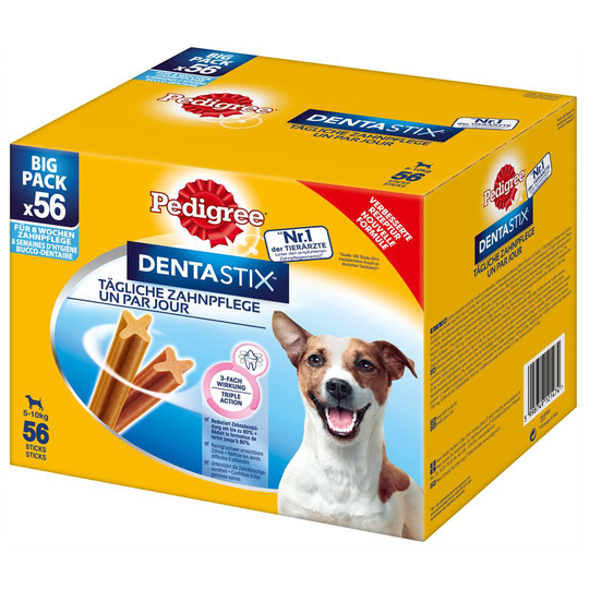 Storpack! 168 x Pedigree Dentastix Daily Oral / Fresh - Daily Oral x 112 st + Fresh x 56 st Small (5-10 kg)