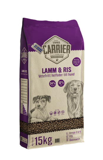 Lamm & Ris Hundfoder - 15 kg