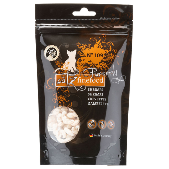 catz finefood Purrrrly Shrimp - Ekonomipack: 3 x 15 g