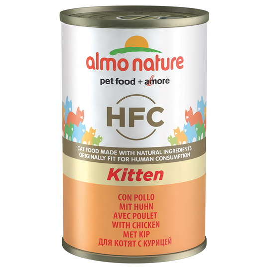 Ekonomipack: Almo Nature HFC 12 x 140 g - Kitten Kyckling