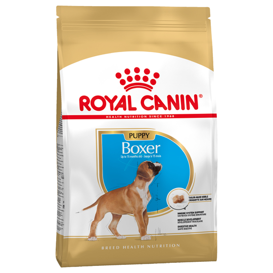Ekonomipack: 2 / 3 påsar Royal Canin Breed Puppy / Junior Boxer Puppy (2 x 12 kg)