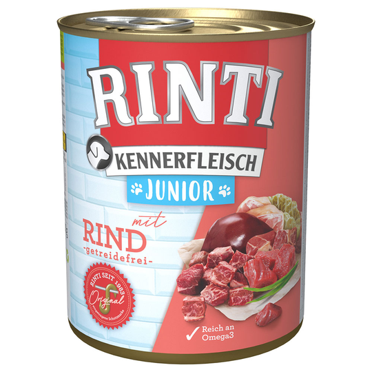 RINTI Junior 6 x 400 / 800 g 6 x 800 g Nötkött
