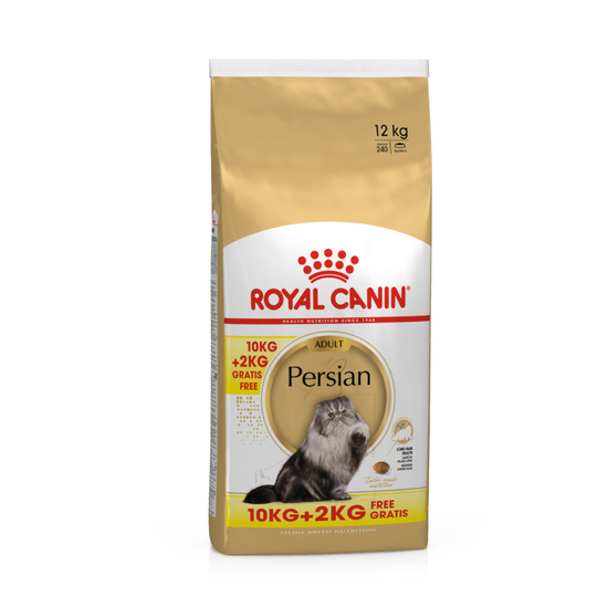 Royal Canin Breed Persian Adult 10 kg + 2 kg på köpet!