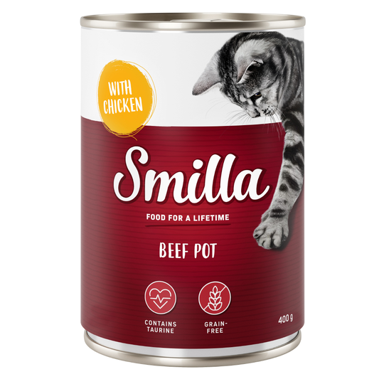 Smilla Beef Pot 6 x 400 g Nötkött & kyckling