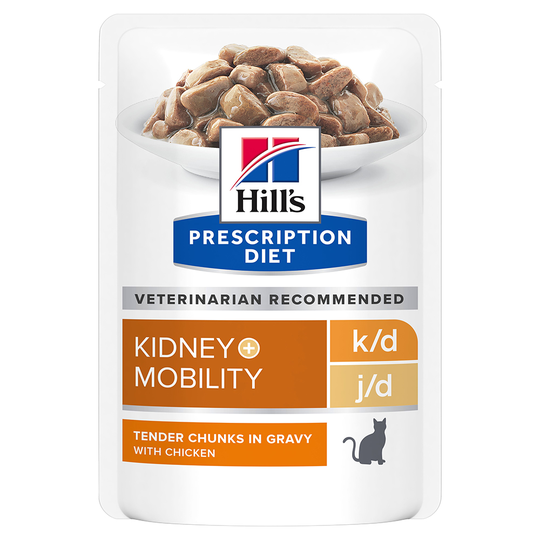 Hill's Prescription Diet k/d + Mobility Chicken - Ekonomipack: 48 x 85 g