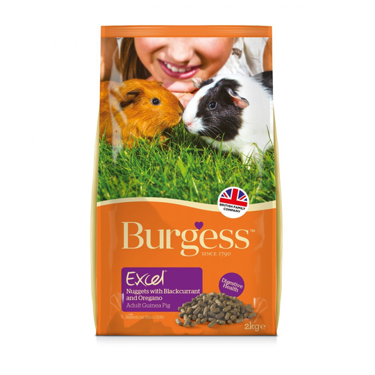 Burgess Excel Guinea Pig Svarta Vinbär & Oregano (2 kg)