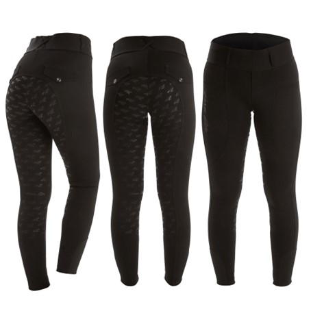 Horse Life Breggings ReLove Full Grip Ridbyxor Junior - Svart (152)