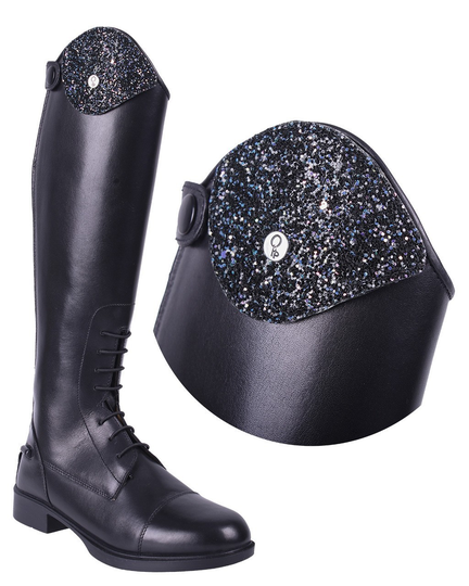 Utbytbar dekoration till QHP:s "Romy"- Glitz Navy (33-34)