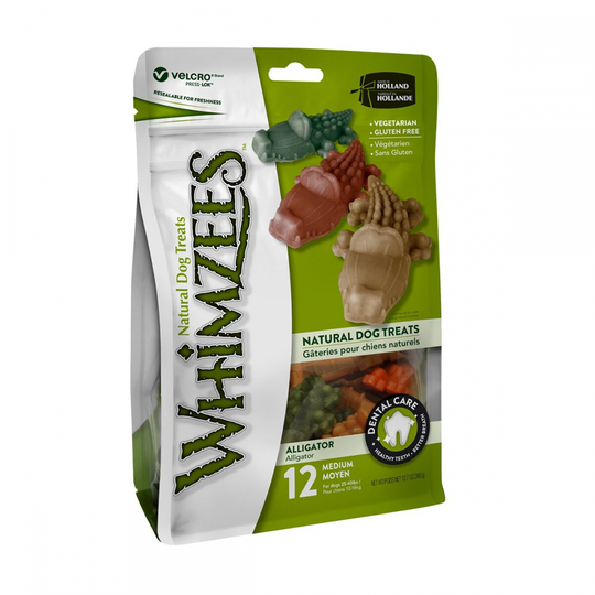 Whimzees Krokodil Medium 12-pack