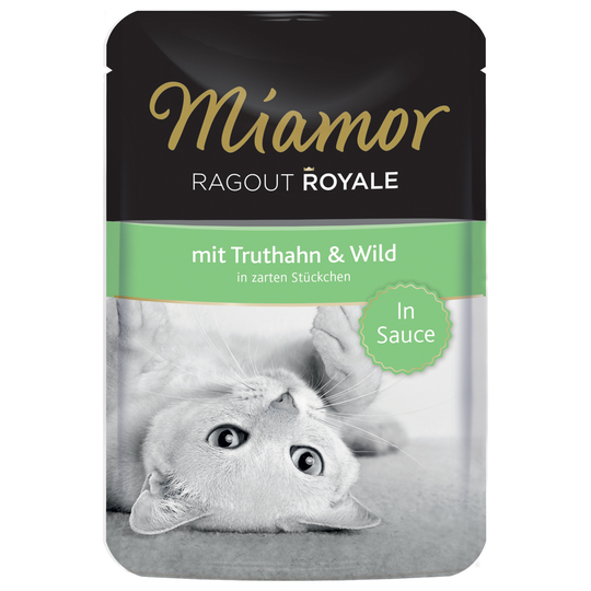 Miamor Ragout Royale i sås 22 x 100 g - Kalkon & vilt