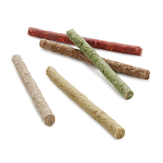 200 st Barkoo vridna tuggrullar till sparpris! - Brokig blandning 200 st ca 12,5 cm