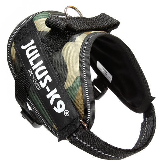JULIUS-K9 IDC®-Powersele camouflage - Stl. Mini Mini: bröstomfång 40 - 53 cm