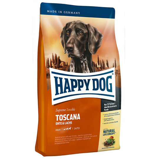 Ekonomipack: 2 x stora påsar Happy Dog Supreme till lågt pris! - Sensible Toscana (2 x 12,5 kg)