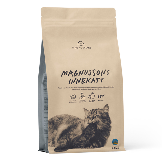 Magnusson Indoor Cat - Ekonomipack: 2 x 1,8 kg