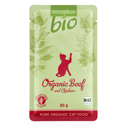 zooplus Bio säsongsmeny 6 x 85 g - Eko-lax & eko-kyckling