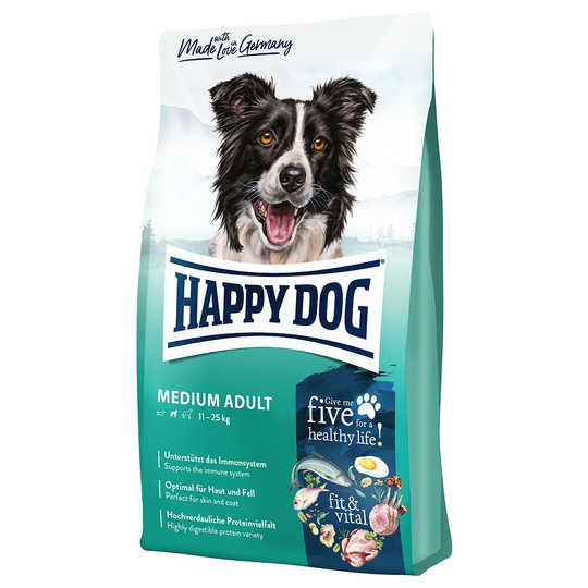 Happy Dog Supreme Fit & Vital Medium Adult - Ekonomipack: 2 x 12 kg