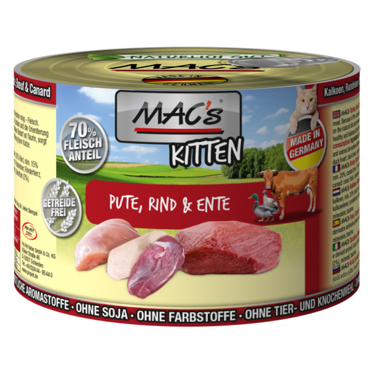 MAC's blandpack torrfoder + våtfoder - Kitten